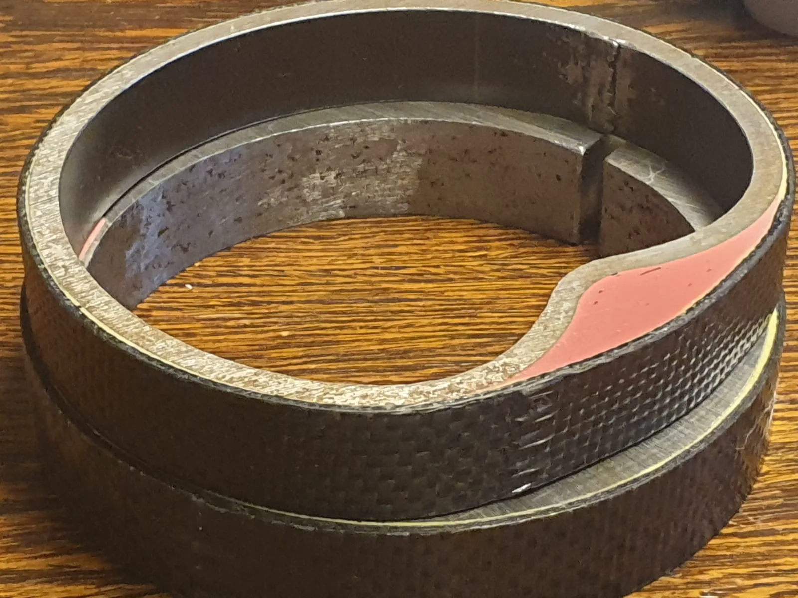 Cured carbon-fiber composite laminate